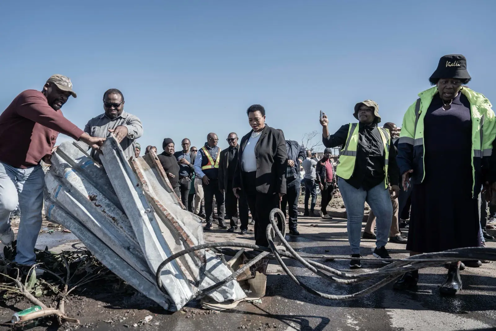 The community of Magwaveni township, north of Durban, is picking up the pieces after a tornado swept through the area on 3 June 2024. Picture: Sphamandla Dlamini / Eyewitness News The community of Magwaveni township, north of Durban, is picking up the pieces after a tornado swept through the area on 3 June 2024. Picture: Sphamandla Dlamini / Eyewitness News