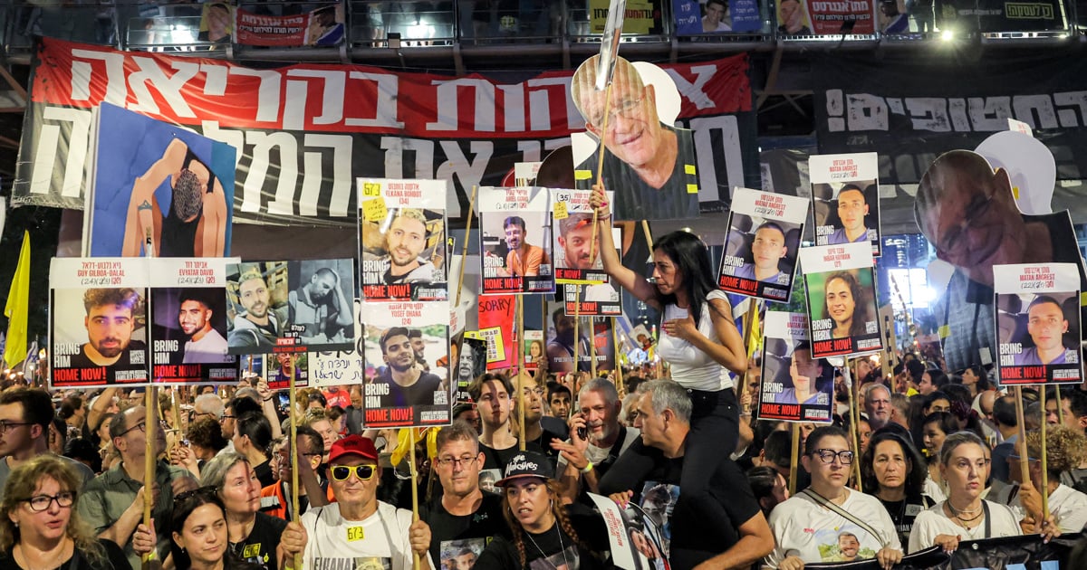 Thousands protest in Tel Aviv against Israeli govt move to expand Gaza war