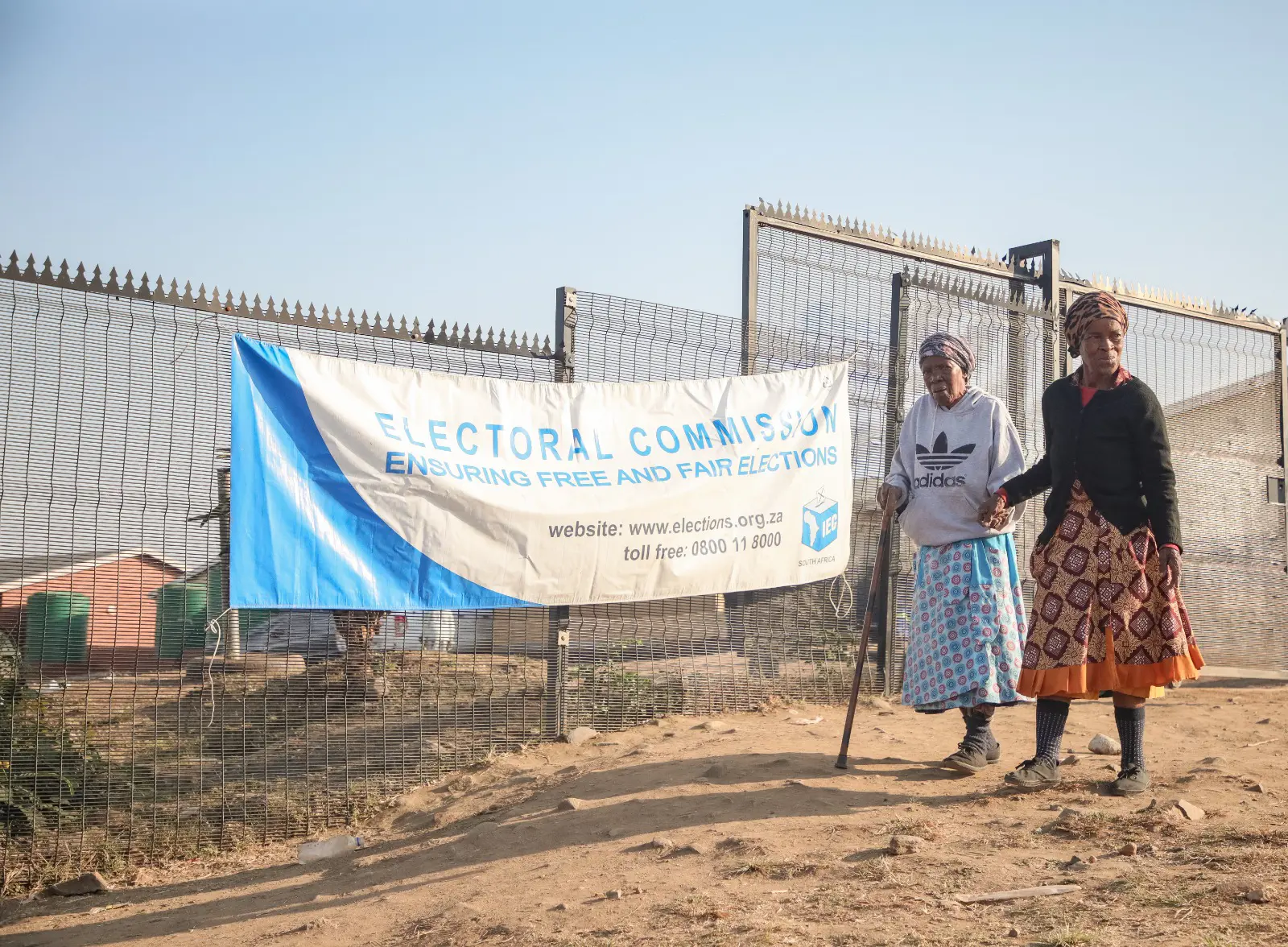 Elderly voters make their way to vote at Ntolwane Primary School in Nkandla, KwaZulu-Natal on 29 May 2024. Picture: Sphamandla Dlamini/Eyewitness News Elderly voters make their way to vote at Ntolwane Primary School in Nkandla, KwaZulu-Natal on 29 May 2024. Picture: Sphamandla Dlamini/Eyewitness News