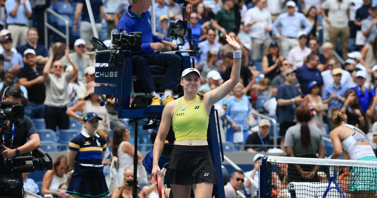 Rybakina erreicht das US Open-Halbfinale gegen Gauff und sichert sich die ...