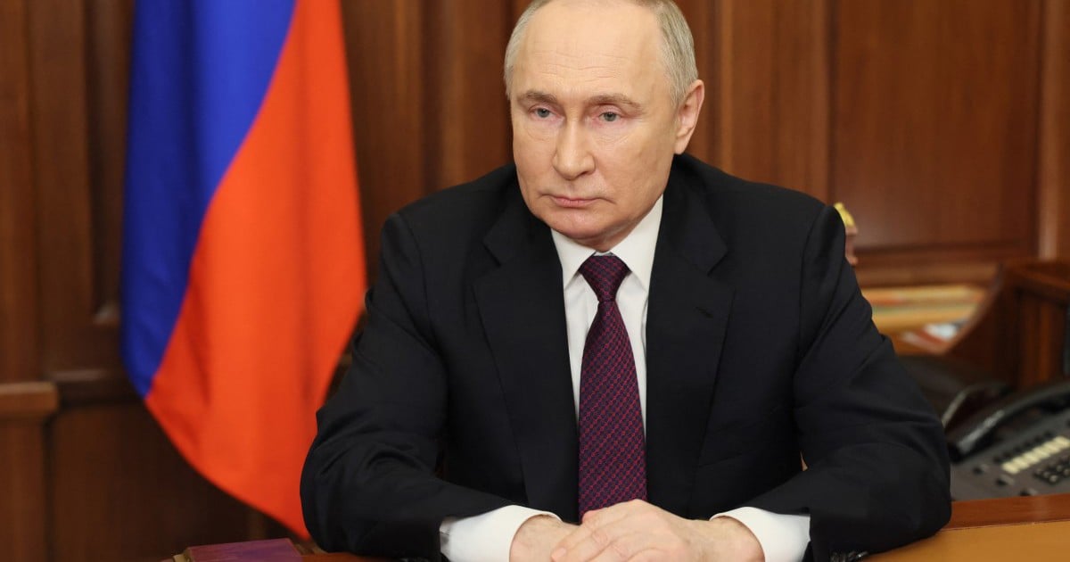 Putin says NATO rearmament not a 'threat' to Russia