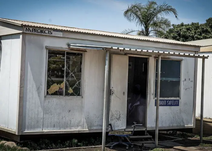 A small, dilapidating satellite police station in Amawoti, Inanda. Picture: Xanderleigh Dookey Makhaza/Eyewitness News A small, dilapidating satellite police station in Amawoti, Inanda. Picture: Xanderleigh Dookey Makhaza/Eyewitness News