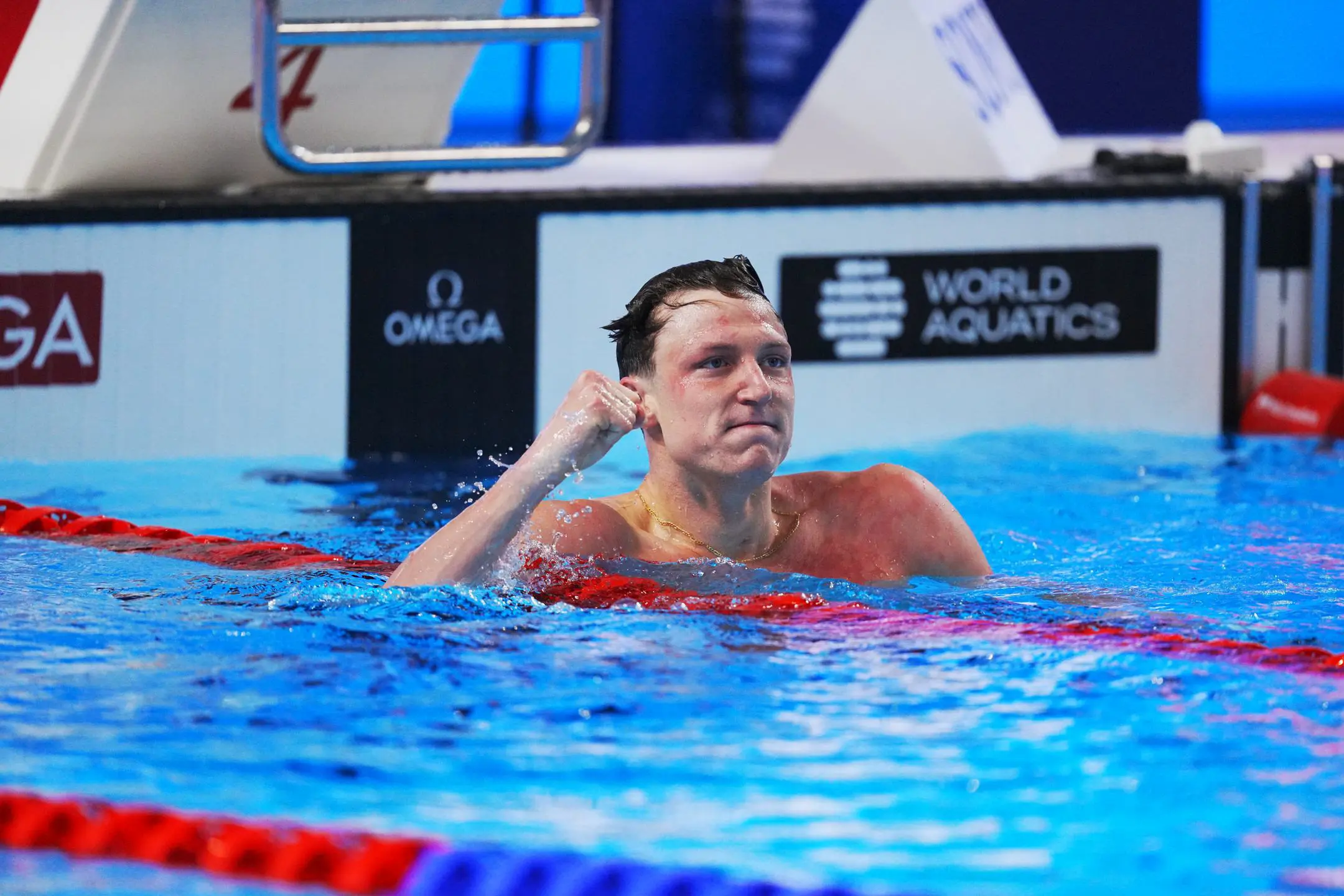 SA swimmer Pieter Coetzé competing at the World Aquatics Championships in Singapore. Picture: World Aquatics. SA swimmer Pieter Coetzé competing at the World Aquatics Championships in Singapore. Picture: World Aquatics.