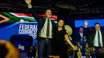 Geordin Hill-Lewis elected as new DA federal leader Geordin Hill-Lewis elected as new DA federal leader