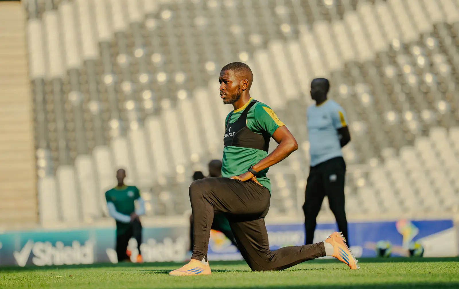 Bafana Bafana players during a training session ahead of their 2026 FIFA World Cup qualifier against Rwanda at the Mbombela Stadium on 13 October 2025. Picture: Sphamandla Dlamini/EWN Bafana Bafana players during a training session ahead of their 2026 FIFA World Cup qualifier against Rwanda at the Mbombela Stadium on 13 October 2025. Picture: Sphamandla Dlamini/EWN