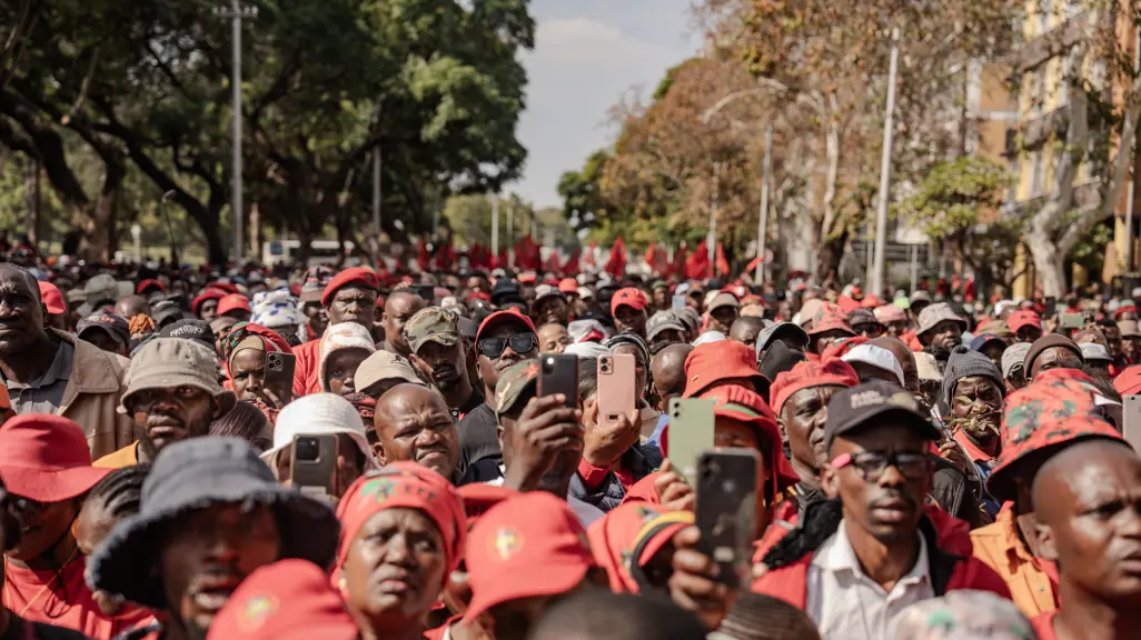 Eff Rally Today IN PICS: EFF marches to National Treasury over 'VAT Victory'
