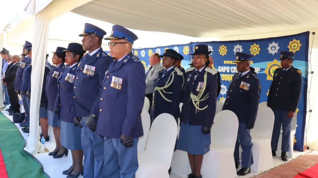 Saps Members Gauteng police top brass hold commemorative ceremony honouring 10 slain ...