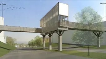 Growthpoint starts construction on R26m pedestrian 'link' bridge in Sandton Growthpoint starts construction on R26m pedestrian 'link' bridge in Sandton