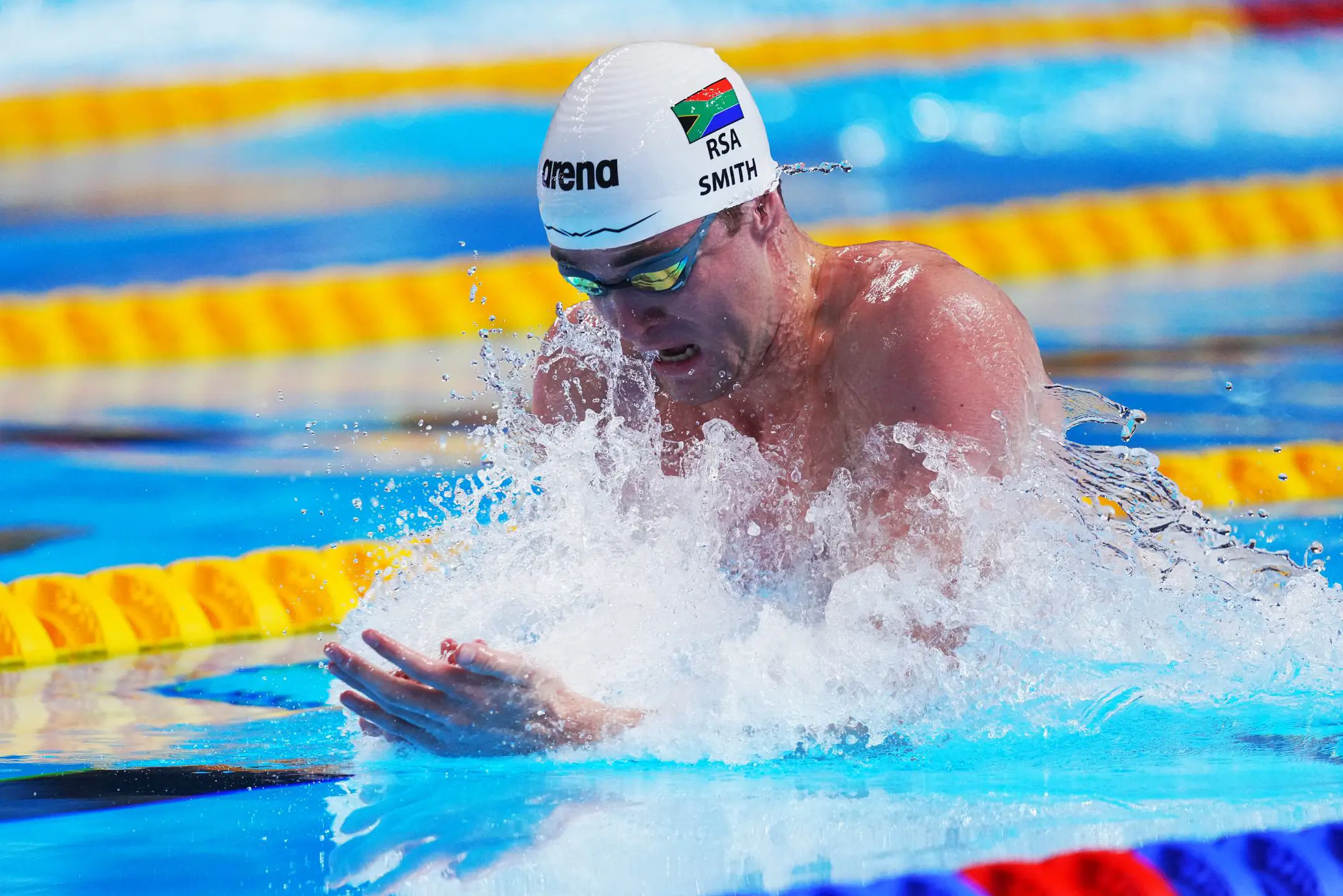 Chris Smith competing at the Bombela Concession Company SA National (25m) Championships in Pietermaritzburg. Picture: Swimming South Africa. Chris Smith competing at the Bombela Concession Company SA National (25m) Championships in Pietermaritzburg. Picture: Swimming South Africa.