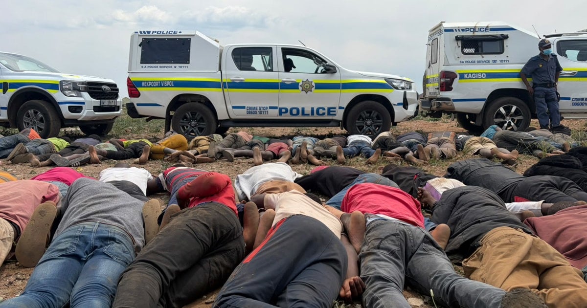 92 arrested, explosives and firearms seized in Krugersdorp illegal mining ...