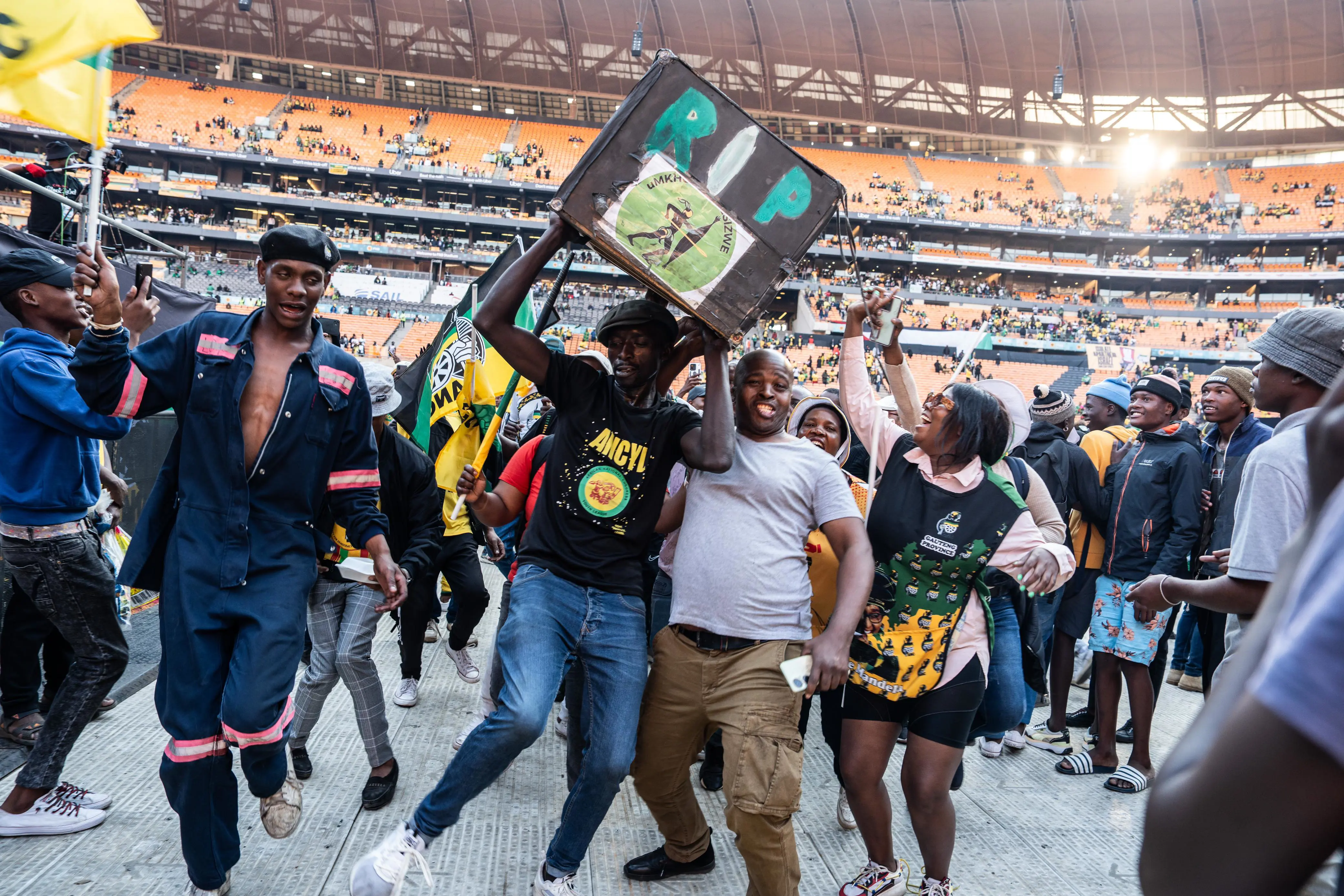 The ANC held their final election rally at FNB Stadium in Soweto on 25 May 2024. Picture: Kayleen Morgan/Eyewitness News The ANC held their final election rally at FNB Stadium in Soweto on 25 May 2024. Picture: Kayleen Morgan/Eyewitness News