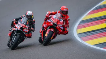 Marc Marquez battles back to win German MotoGP sprint Marc Marquez battles back to win German MotoGP sprint