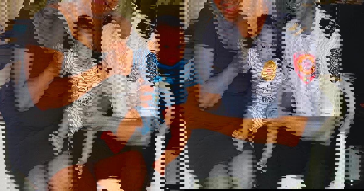 Cape Town family thanks hero firefighter for saving their baby's life