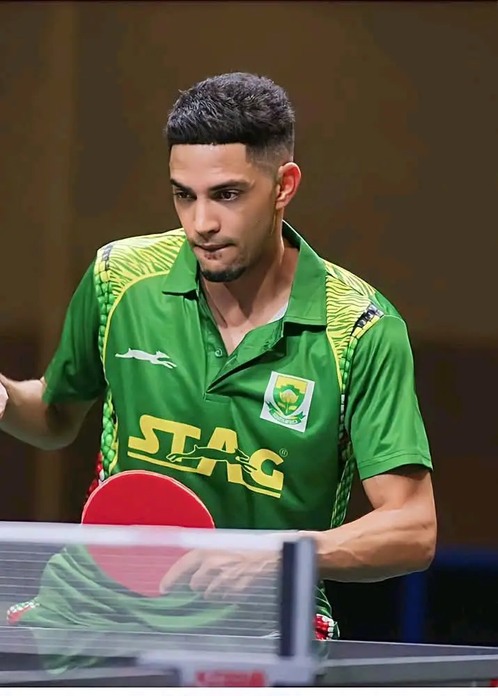 South African table tennis player Theo Cogill. Picture: Supplied South African table tennis player Theo Cogill. Picture: Supplied