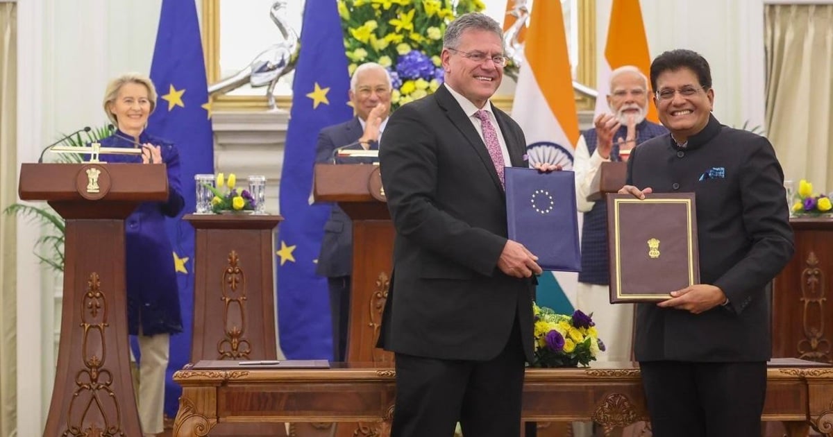 EU, India strike mega trade deal, creating 'free trade zone' of 2bn people