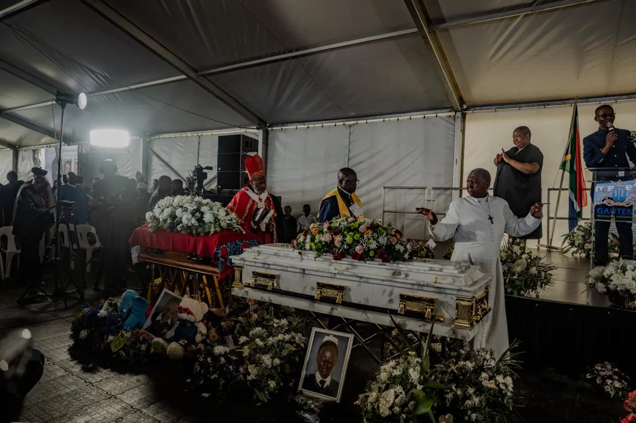 A joint funeral service was held on Sunday, 25 January 2025, for some of the victims of the Vanderbijlpark car crash. Picture: Sphamandla Dlamini/EWN A joint funeral service was held on Sunday, 25 January 2025, for some of the victims of the Vanderbijlpark car crash. Picture: Sphamandla Dlamini/EWN