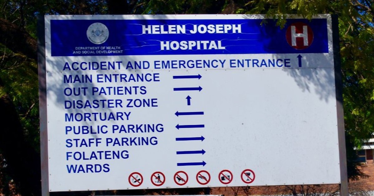 Gauteng Health Department Vows to Boost Service Delivery at Helen Joseph Hospital