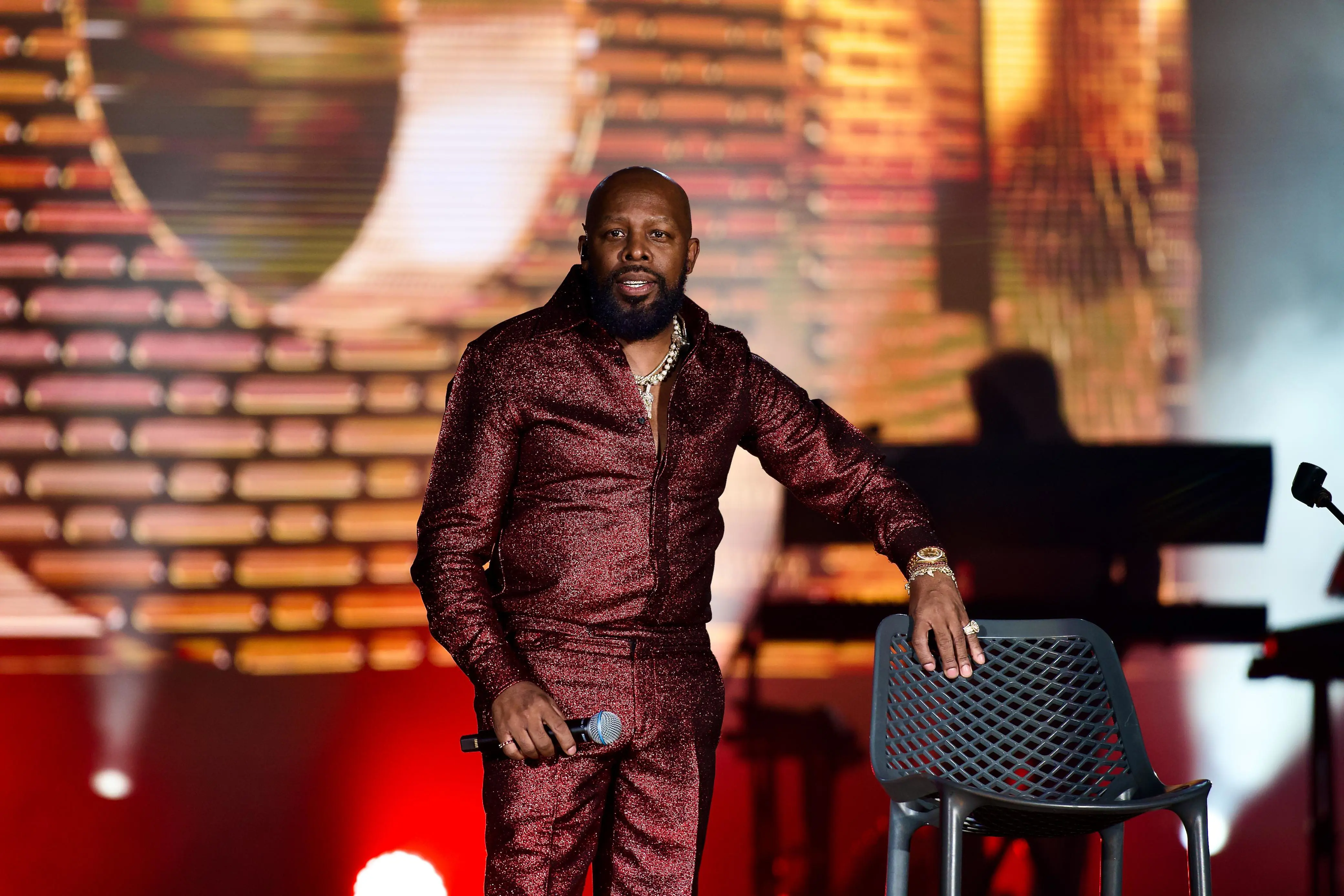 Grammy Award-winning singer Joe Thomas performed at the Women's Day celebration on Saturday, 9 August 2025, at the DP World Wanderers Stadium in Sandton. Picture: Katlego Jiyane/EWN. Grammy Award-winning singer Joe Thomas performed at the Women's Day celebration on Saturday, 9 August 2025, at the DP World Wanderers Stadium in Sandton. Picture: Katlego Jiyane/EWN.