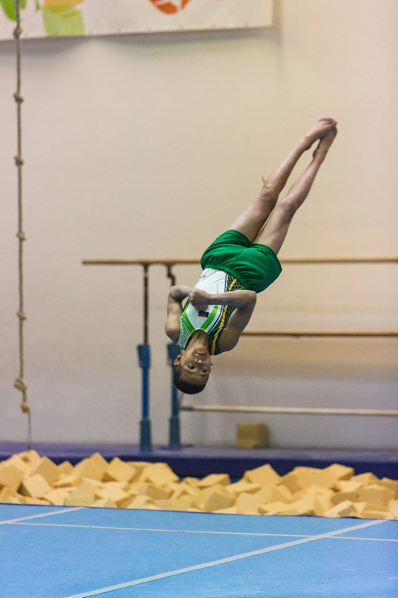 South African gymnast Daniel Mclean during training. Picture: Supplied South African gymnast Daniel Mclean during training. Picture: Supplied