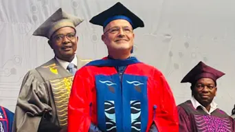 Kieswetter awarded honorary doctorate Kieswetter awarded honorary doctorate