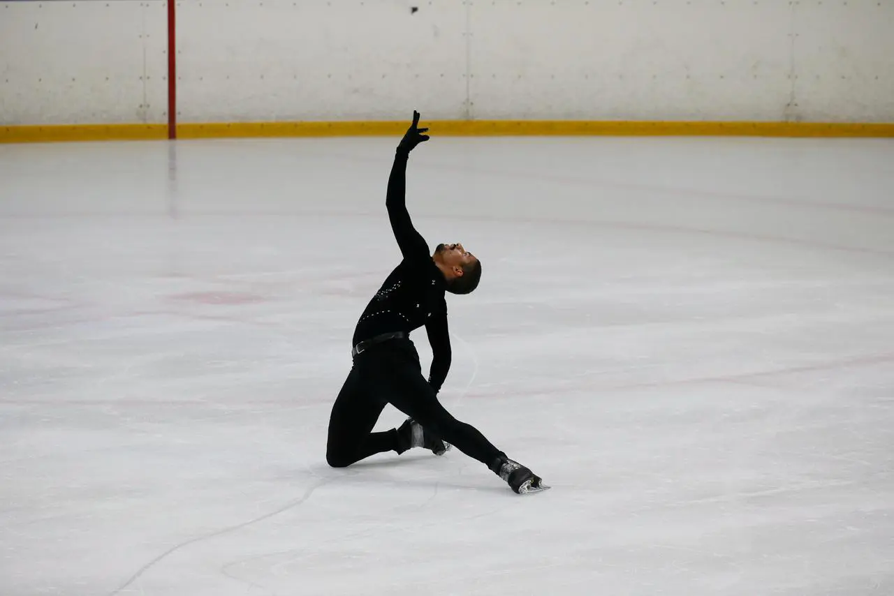 South African figure skater Shiven Bodasing. Picture: Supplied South African figure skater Shiven Bodasing. Picture: Supplied