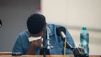 Emotional Lombaard breaks down at end of testimony in Joshlin Smith trial Emotional Lombaard breaks down at end of testimony in Joshlin Smith trial