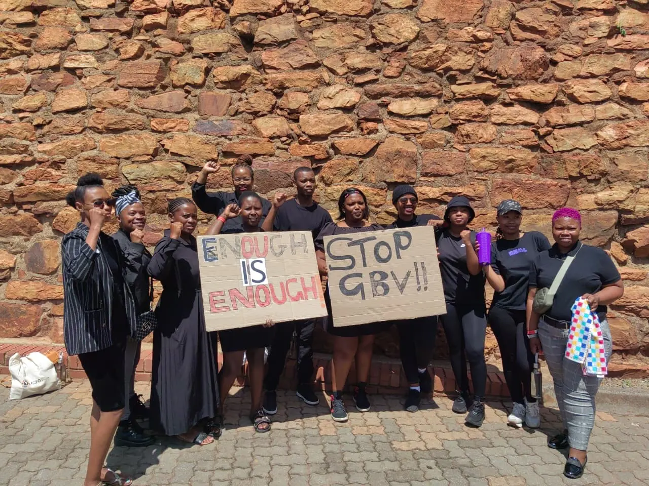 Women for Change demonstrators ahead of their planned national shutdown against gender-based violence and femicide (GBVF) on 21 November 2025 ahead of the G20 Leaders’ Summit. Picture: Ntokozo Khumalo/EWN Women for Change demonstrators ahead of their planned national shutdown against gender-based violence and femicide (GBVF) on 21 November 2025 ahead of the G20 Leaders’ Summit. Picture: Ntokozo Khumalo/EWN