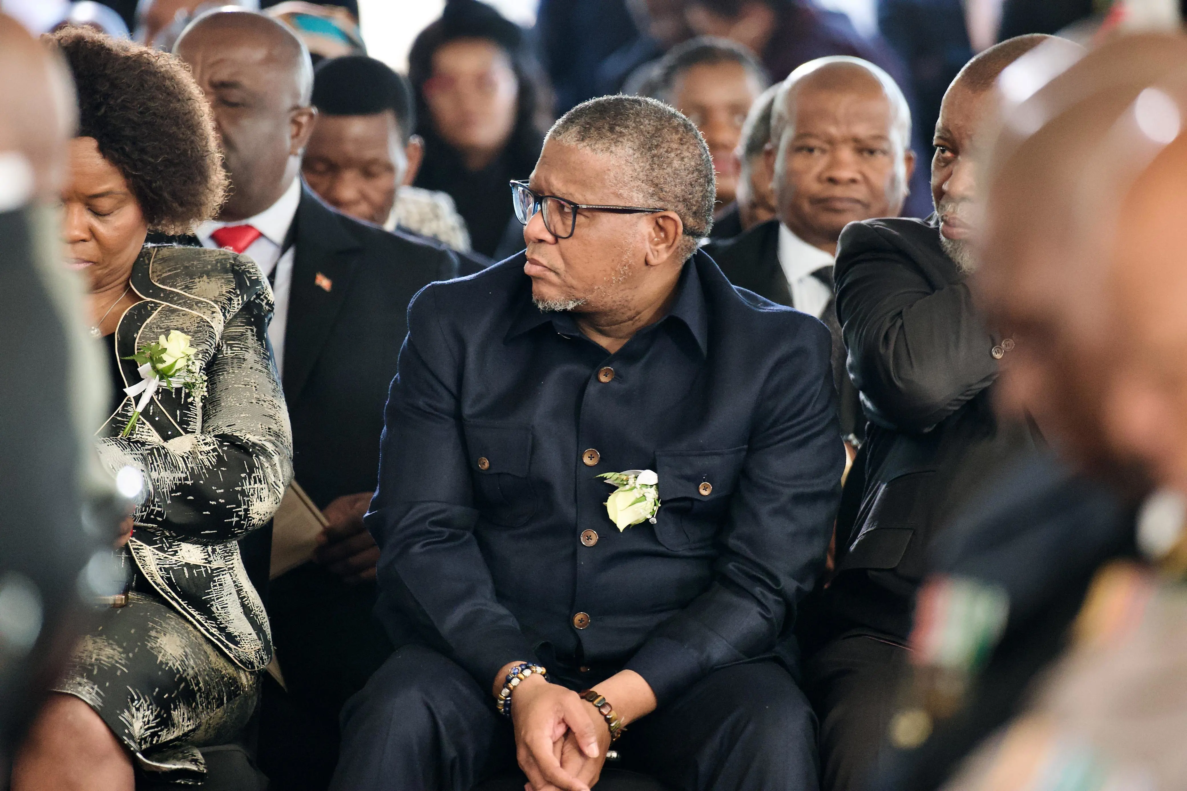 ANC Secretary-General Fikile Mbalula at the funeral service of former Deputy President David Mabuza at the Hoërskool Bergvlam in Mbombela, Mpumalanga on 12 July 2025. Picture: Katlego Jiyane/EWN ANC Secretary-General Fikile Mbalula at the funeral service of former Deputy President David Mabuza at the Hoërskool Bergvlam in Mbombela, Mpumalanga on 12 July 2025. Picture: Katlego Jiyane/EWN