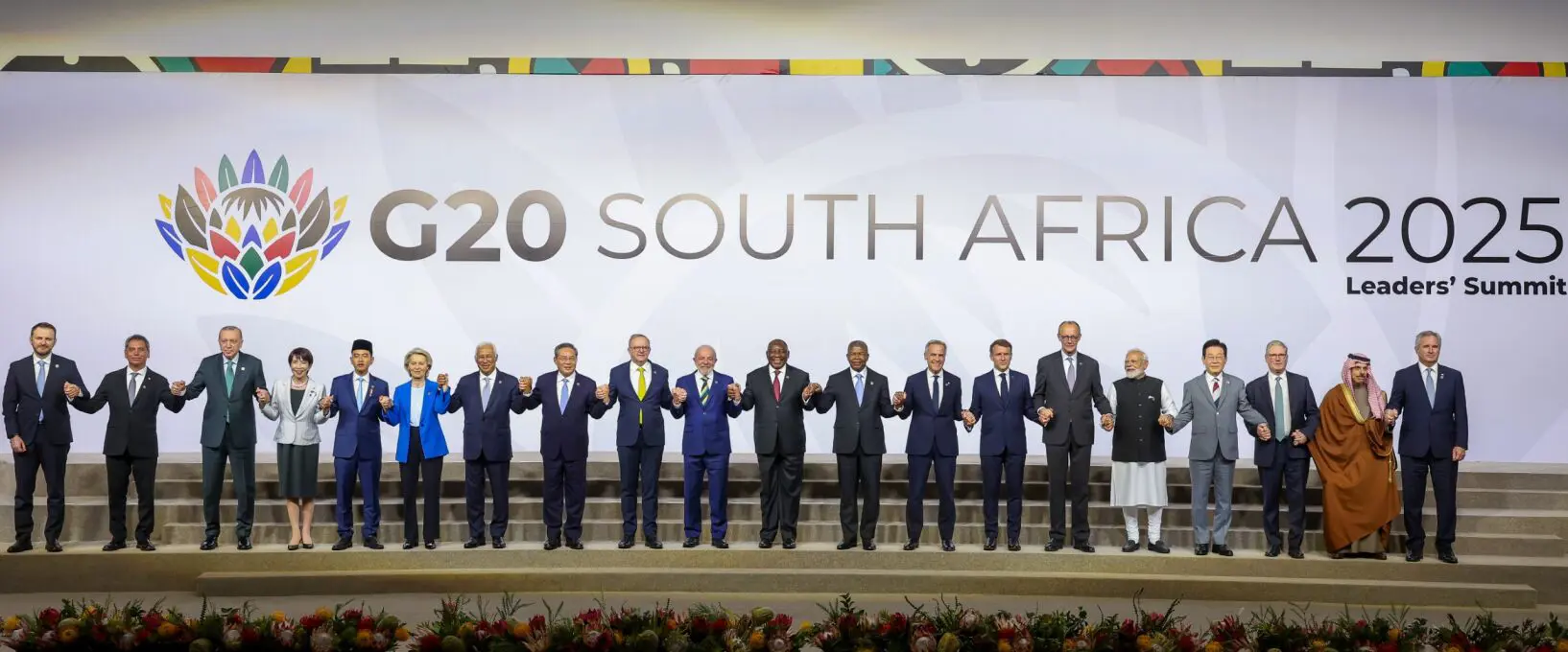 World leaders pose for a photograph at the G20 Summit in Johannesburg. Photo: GCIS World leaders pose for a photograph at the G20 Summit in Johannesburg. Photo: GCIS