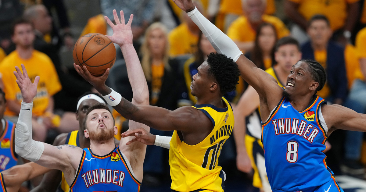Pacers bounce back to down Thunder for 2-1 NBA Finals lead