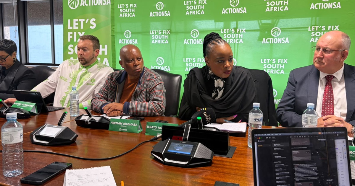 Mashaba says ActionSA will be monitoring national shutdown closely