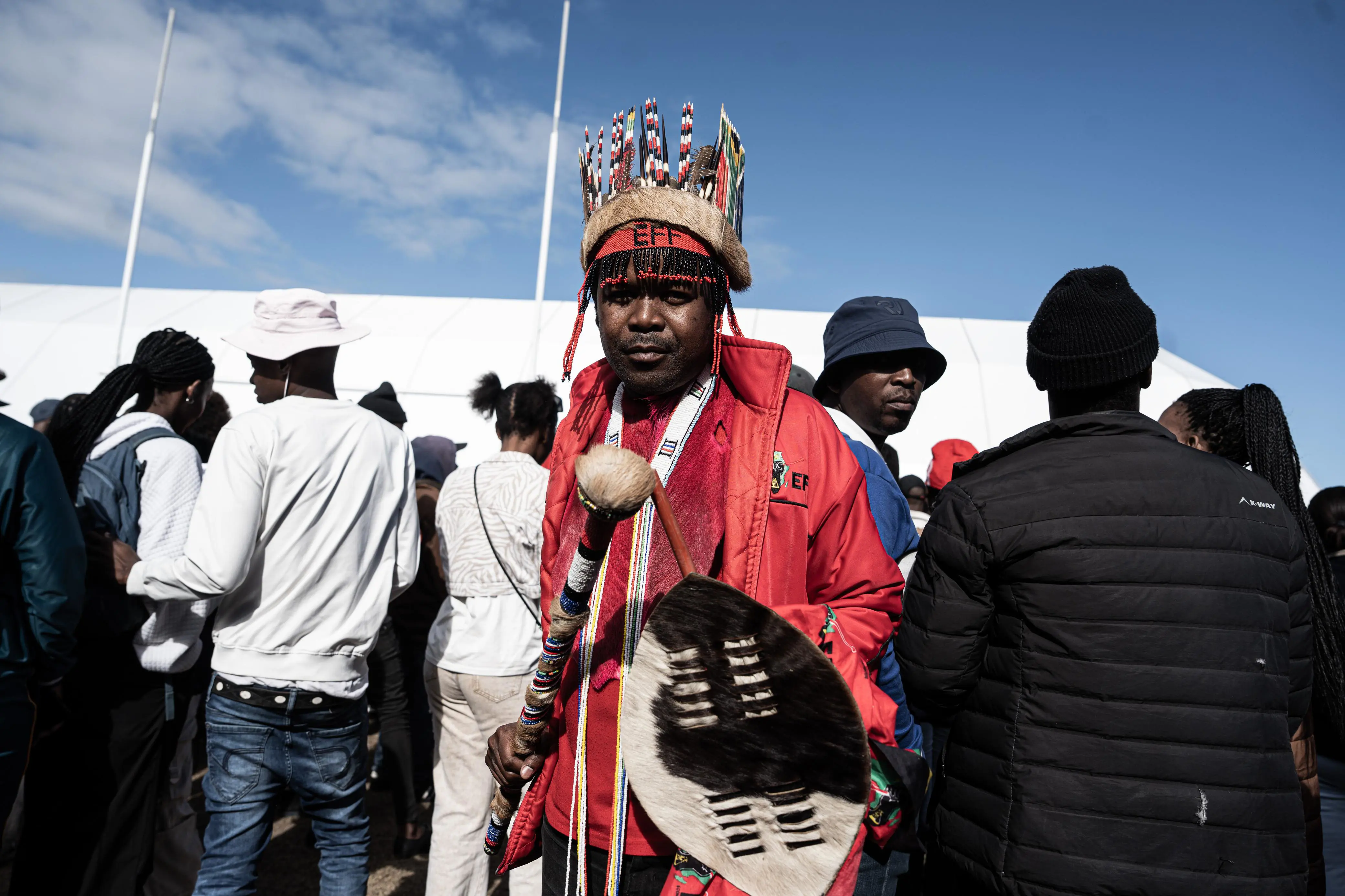Economic Freedom Fighters  12th Anniversary celebration on Saturday, 26 July 2025 at Khayelitsha Rugby Stadium, Western Cape. Picture: Kayleen Morgan/EWN. Economic Freedom Fighters  12th Anniversary celebration on Saturday, 26 July 2025 at Khayelitsha Rugby Stadium, Western Cape. Picture: Kayleen Morgan/EWN.