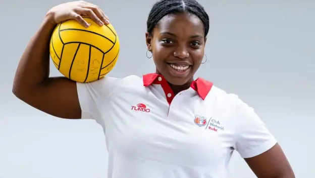 South African water polo player Esihle Zondo is currently in Barcelona playing for Club Natació Rubí in the Primera División. Picture: esiz.wp/ Instagram. South African water polo player Esihle Zondo is currently in Barcelona playing for Club Natació Rubí in the Primera División. Picture: esiz.wp/ Instagram.