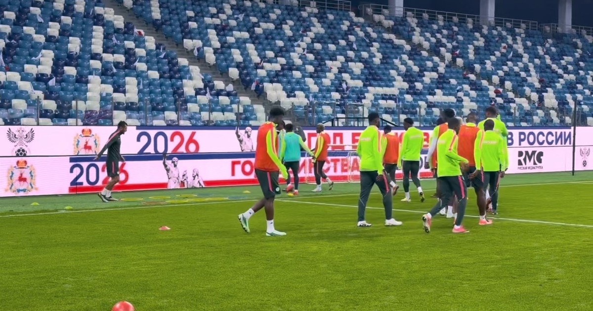 Super Eagles training