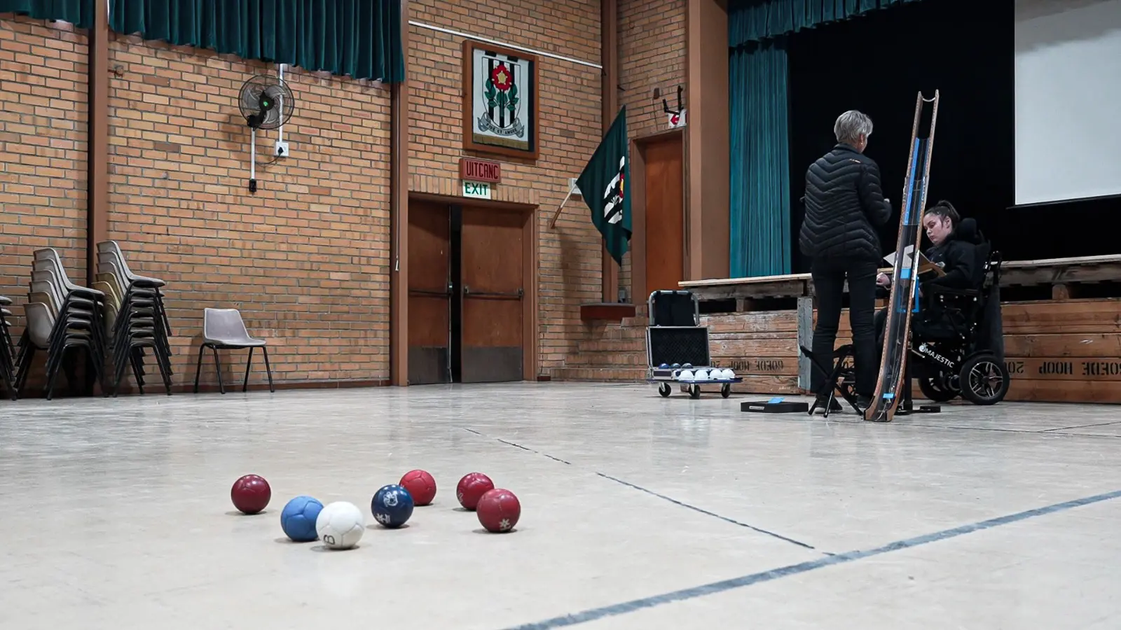 Boccia Paralympian Elanza Jordaan during practice, which she endeavours to do up to four hours a day. Picture: Kayleen Morgan/Eyewitness News Boccia Paralympian Elanza Jordaan during practice, which she endeavours to do up to four hours a day. Picture: Kayleen Morgan/Eyewitness News