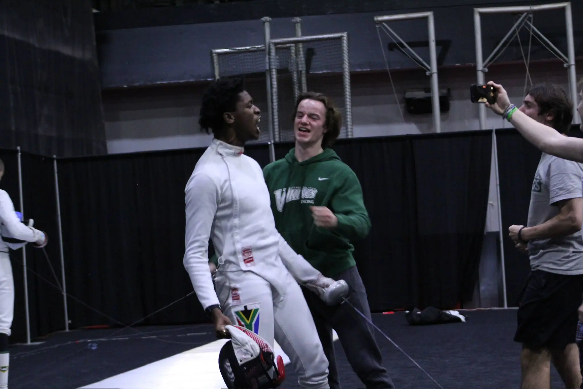 South African student-athlete Jesse Ndjeka competes in the Division 1 Fencing Team at Cleveland State University. Picture: Supplied. South African student-athlete Jesse Ndjeka competes in the Division 1 Fencing Team at Cleveland State University. Picture: Supplied.