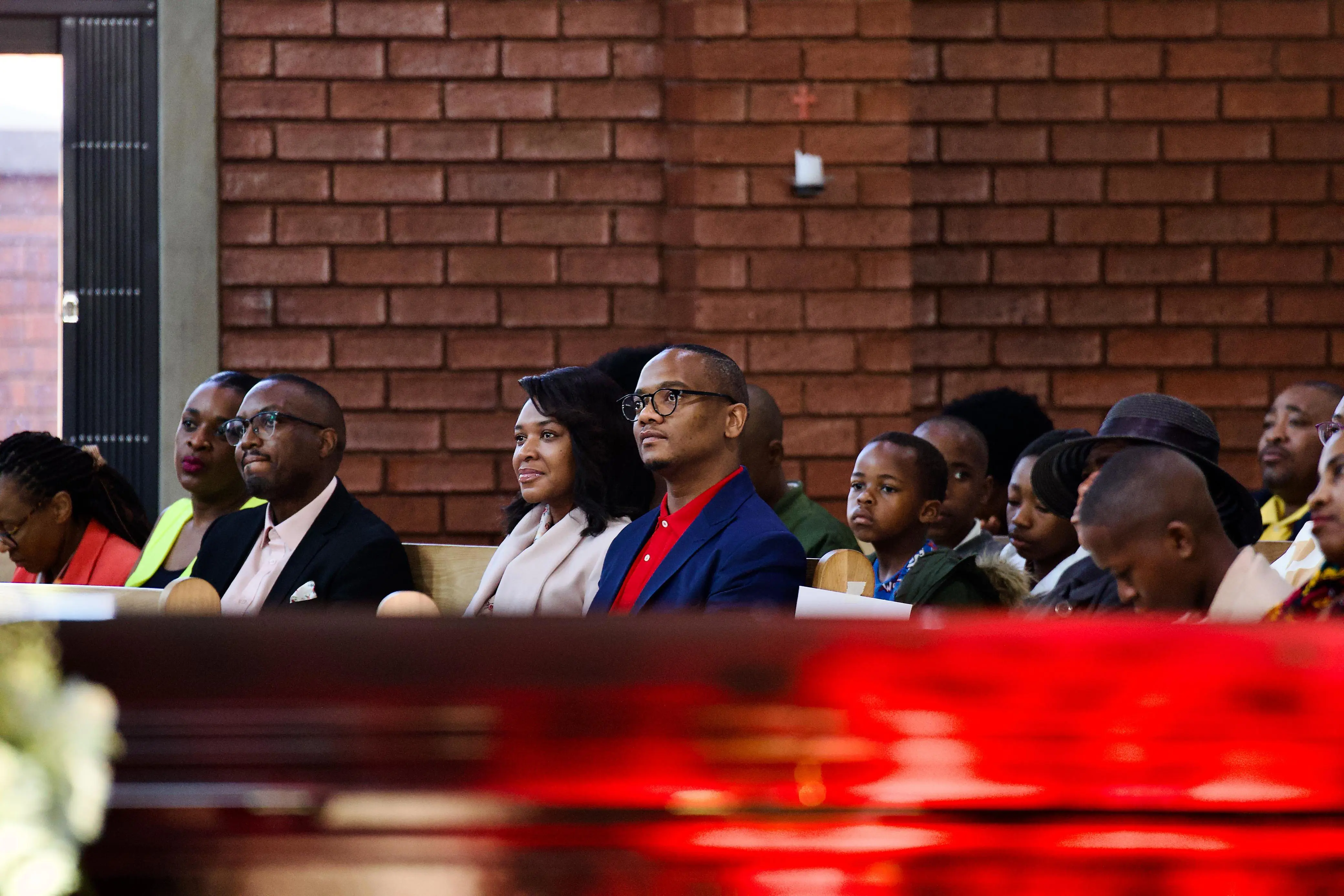 Friends of Tshidi Madia, pay tribute to her at the San Salvador Catholic Church in Germiston, on 4 September. Picture: Katlego Jiyane/EWN Friends of Tshidi Madia, pay tribute to her at the San Salvador Catholic Church in Germiston, on 4 September. Picture: Katlego Jiyane/EWN