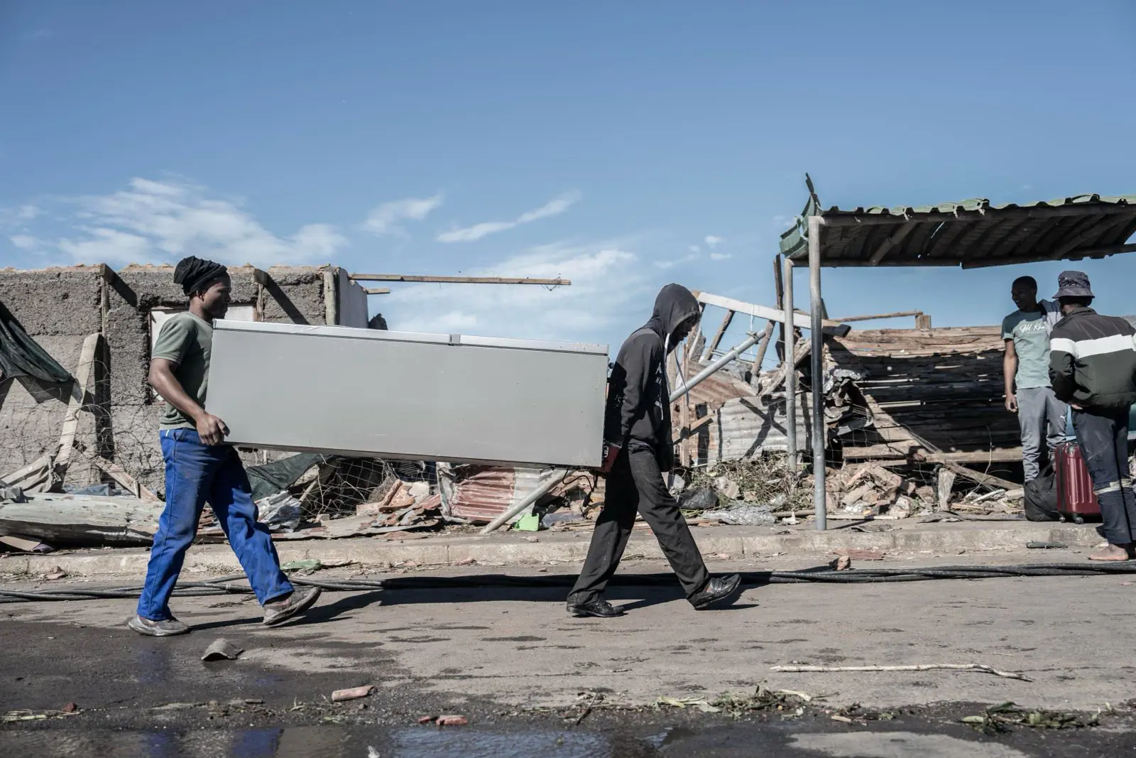 The community of Magwaveni township, north of Durban, is picking up the pieces after a tornado swept through the area on 3 June 2024. Picture: Sphamandla Dlamini / Eyewitness News The community of Magwaveni township, north of Durban, is picking up the pieces after a tornado swept through the area on 3 June 2024. Picture: Sphamandla Dlamini / Eyewitness News