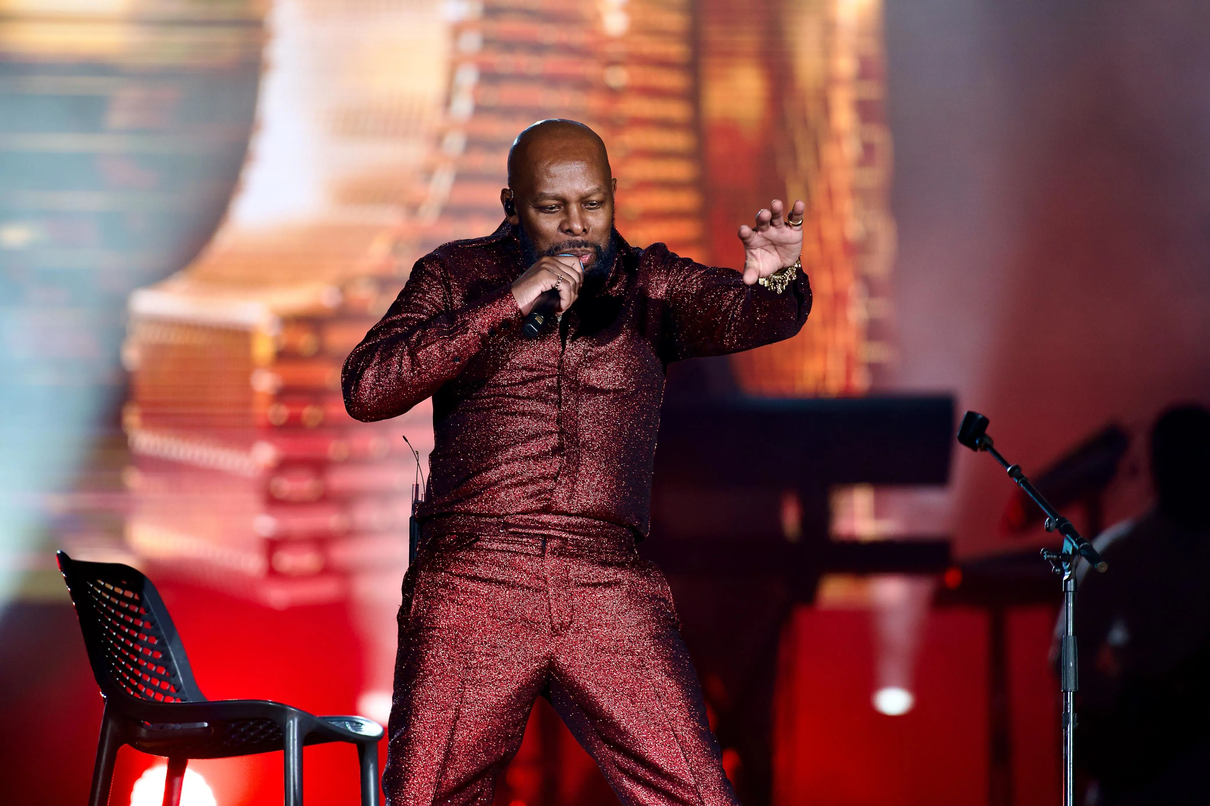 Grammy Award-winning singer Joe Thomas performed at the Women's Day celebration on Saturday, 9 August 2025, at the DP World Wanderers Stadium in Sandton. Picture: Katlego Jiyane/EWN. Grammy Award-winning singer Joe Thomas performed at the Women's Day celebration on Saturday, 9 August 2025, at the DP World Wanderers Stadium in Sandton. Picture: Katlego Jiyane/EWN.