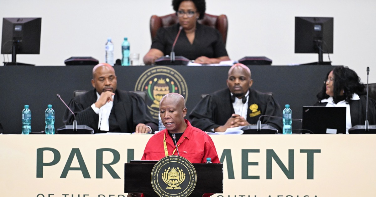 SONA Debate: Malema accuses Ramaphosa of failing to combat crime