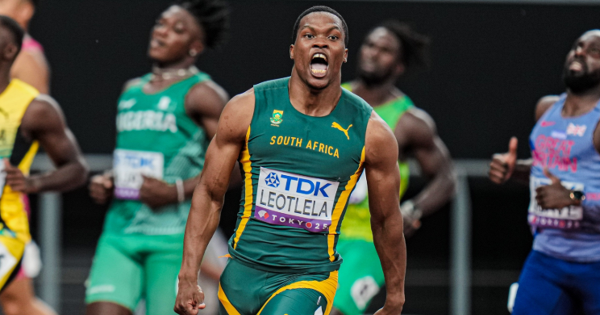 Leotlela und Simbine erreichen das Halbfinale über 100 m bei den ...
