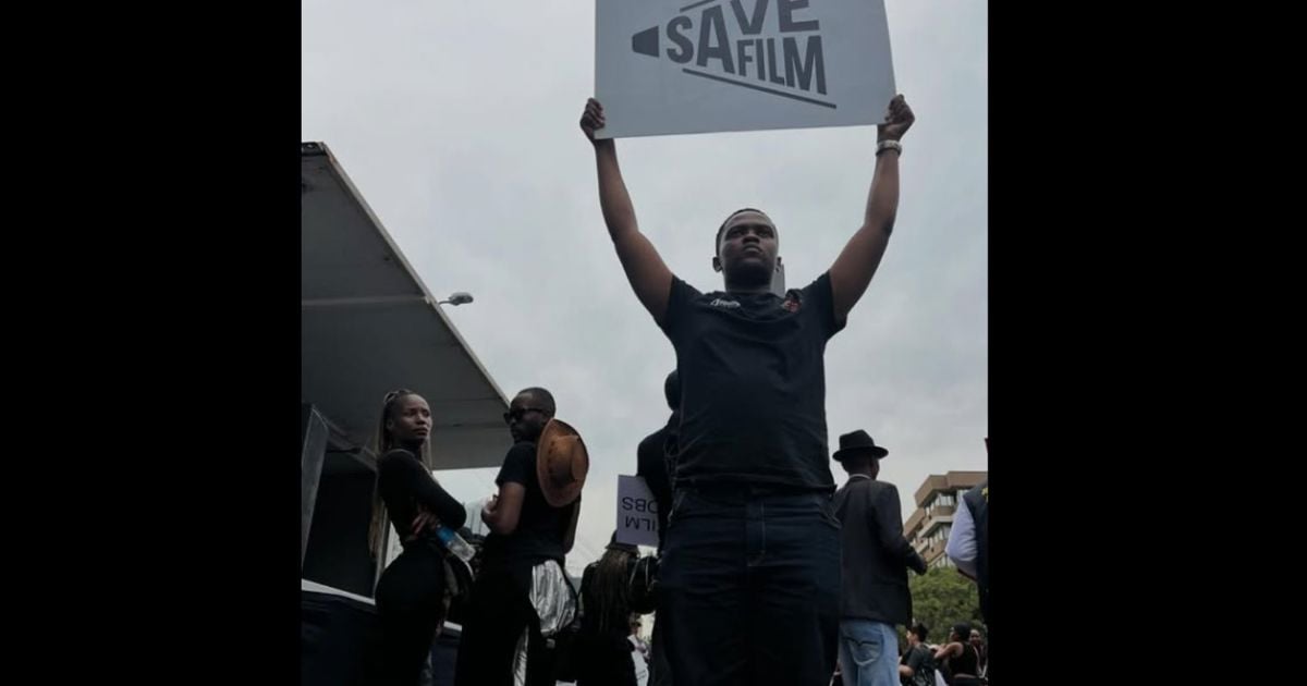 SA film industry protests funding crisis as 100,000 jobs lost