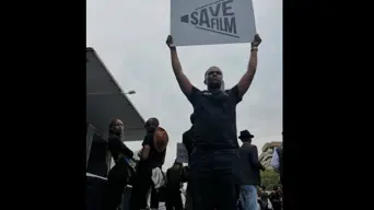 SA film industry protests funding crisis as 100,000 jobs lost SA film industry protests funding crisis as 100,000 jobs lost