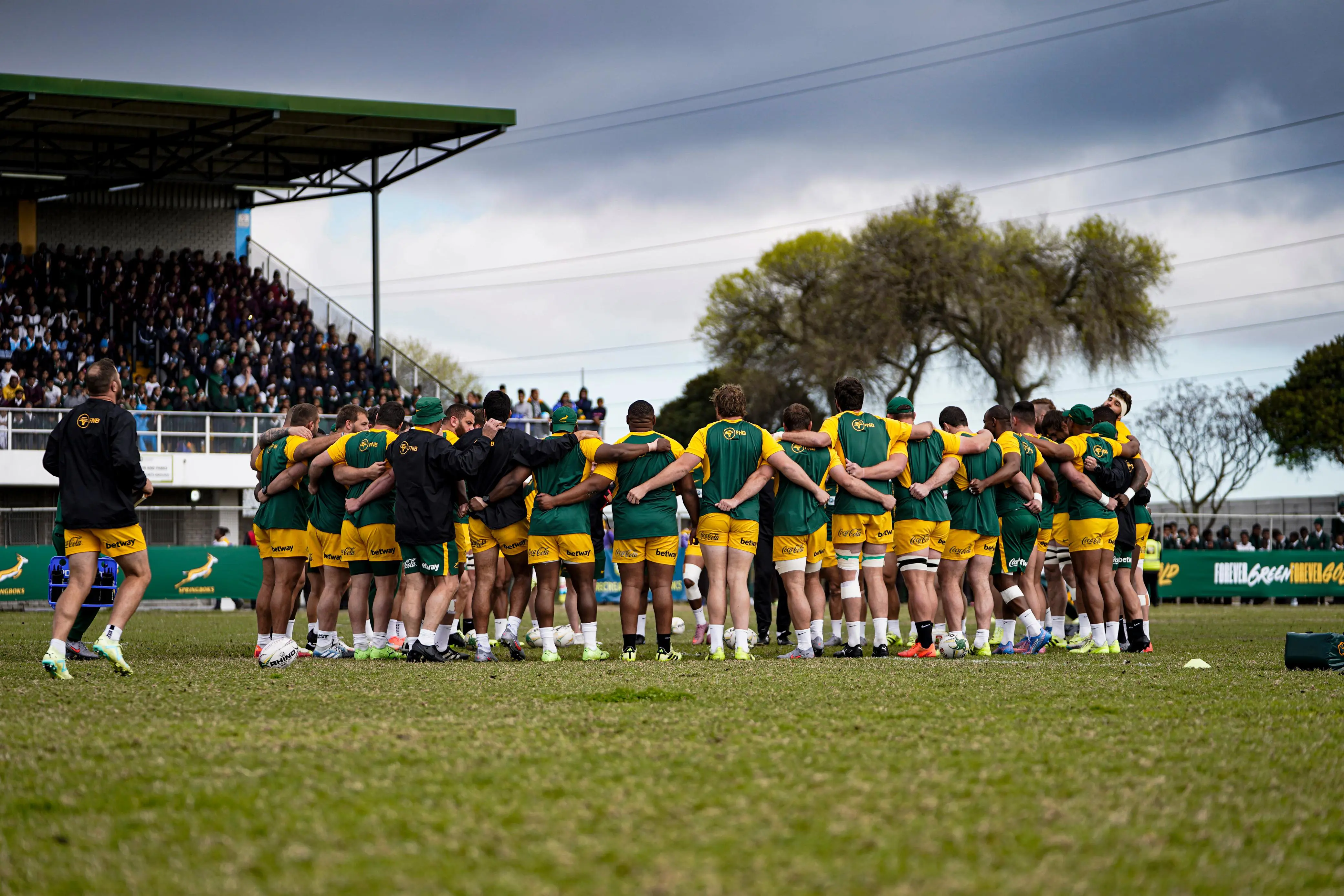 Springboks train in Belhar on Wednesday, 20 August 2025 ahead of their Test against Australia.Picture: Kayleen Morgan/EWN. Springboks train in Belhar on Wednesday, 20 August 2025 ahead of their Test against Australia.Picture: Kayleen Morgan/EWN.
