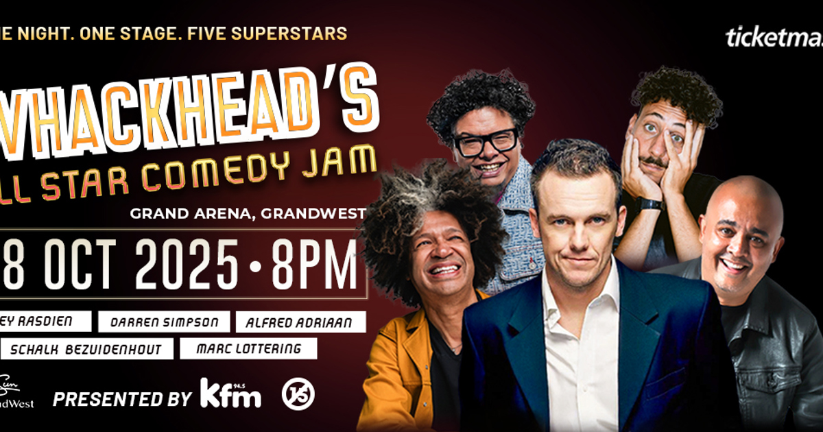 Whackhead's all-star comedy jam set to rock Grandwest this October!