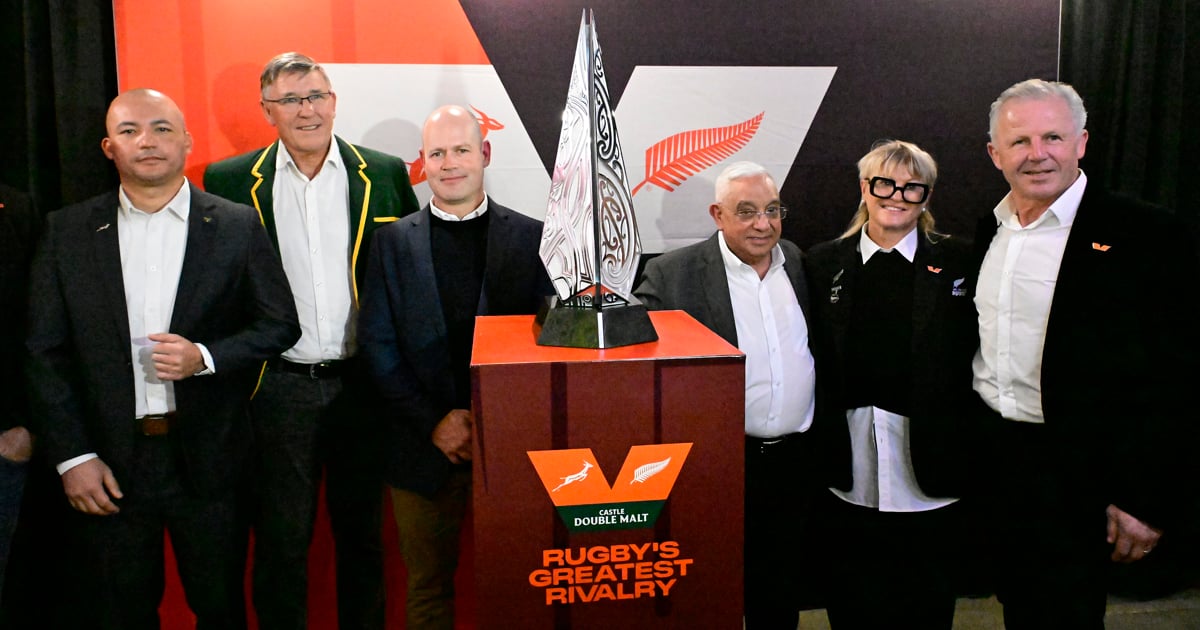 Rugby’s greatest rivalry unveils trophy like no other