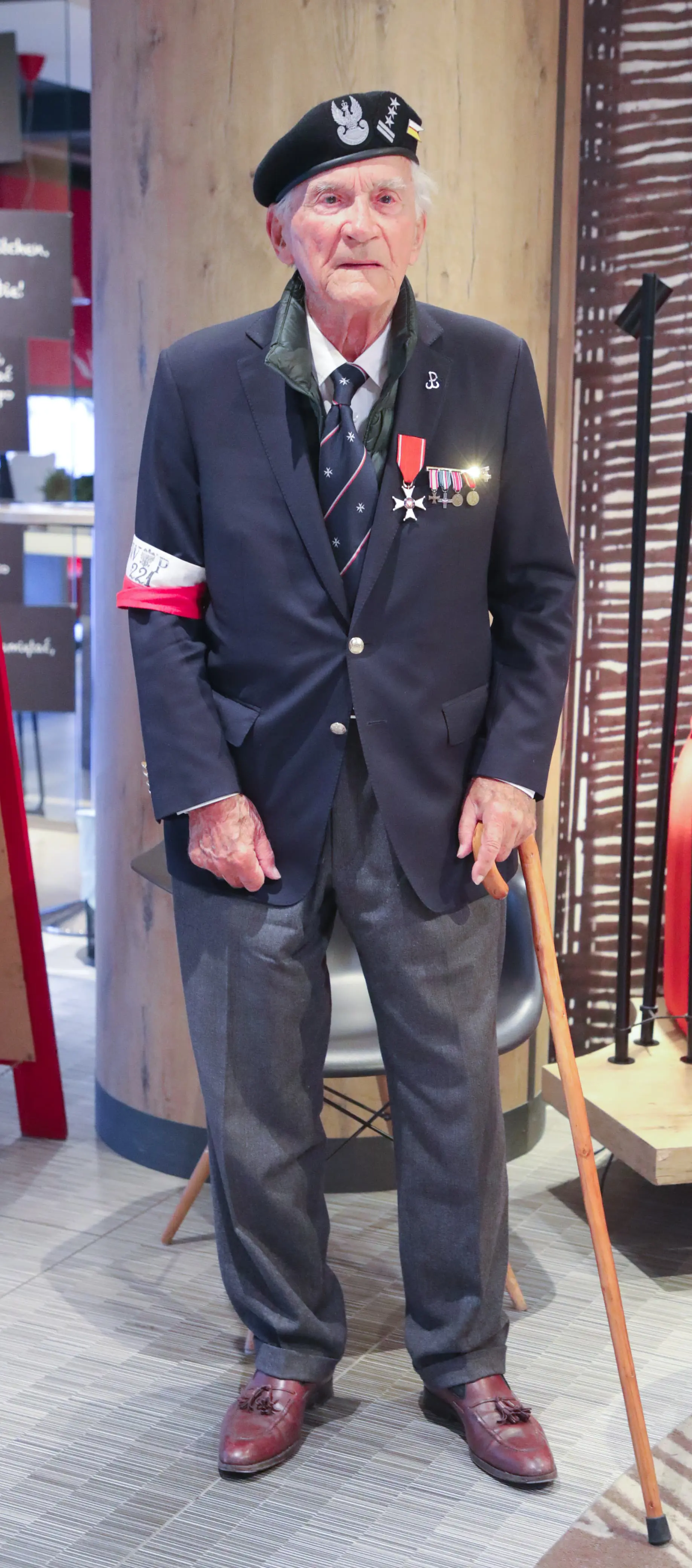 95-year-old George's Baranowski was only 15 and held the ranking of Colonel when he fought in the Warsaw Uprising against the SS Troops of the Nazi regime. He will be honoured during the 80th commemoration of the Warsaw Uprising in the city on 1 August 2024. Picture: Orrin Singh/Eyewitness News 95-year-old George's Baranowski was only 15 and held the ranking of Colonel when he fought in the Warsaw Uprising against the SS Troops of the Nazi regime. He will be honoured during the 80th commemoration of the Warsaw Uprising in the city on 1 August 2024. Picture: Orrin Singh/Eyewitness News