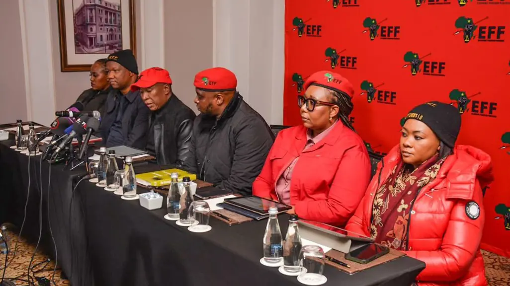 EFF proposes coalition with ANC, without the DA or FF Plus