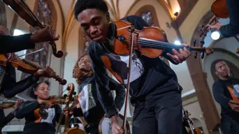 Buskaid Soweto String Ensemble brings classical music and amapiano to the Linder Buskaid Soweto String Ensemble brings classical music and amapiano to the Linder