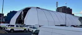 DPWI, Parliament to split R25m cost to repair weather-damaged dome tent DPWI, Parliament to split R25m cost to repair weather-damaged dome tent